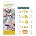 Wilton Dessert Decorator - The Kit Includes a Plunger-Style Tool, 2 Couplers, 1 Fill Tip, 4 Decorating Tips, Plastic, White & Purple