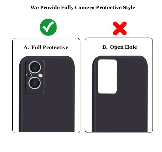 Image of A rtistque Back Cover Case for Oppo F21 Pro 5G with Camera Protection | Shockproof TPU | Stylish Protective Design | Slim Fit | Ultra Matte | Oppo F21 Pro 5G Back Cover - Black