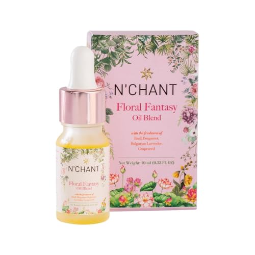 Image of N'chant Floral Fantasy Essential Oil Blend | 10ml | 100% Pure & Natural for Diffuser | Aromatheraphy | Baths | Soaps | Candle