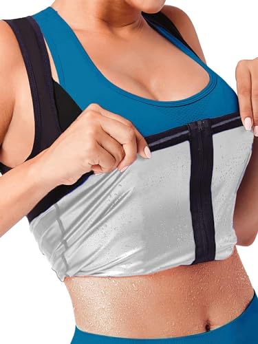 ZONTO Colete de queima de gordura e barriga contraindo roupa fitness violentamente suor corrida espo