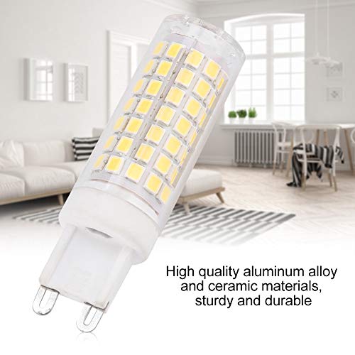 Yctze Corn Lamp Bulb, E12 E14 G9 BA15D 6W 85V-265V 88LED Corn Bulb Lamp Light for Home Indoor Decorative Lighting (G9-Warm White) - Image 2
