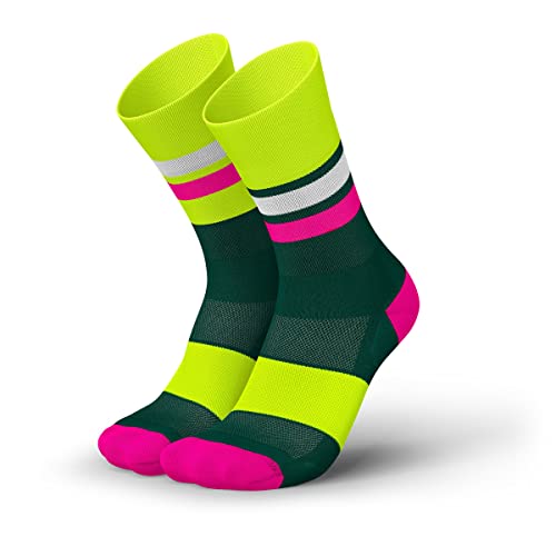 INCYLENCE ULTRALIGHT Laufsocken für Damen und Herren, atmungsaktiv und sehr dünn, 1 Paar (DE/NL/SE/PL, Numerisch, 39, 42, Regular, Regular, Tracks Petrol Canary)