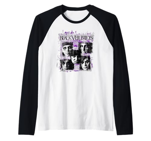 Image of Official Black Veil Brides Vintage Retro Band Photo Raglan Baseball Tee