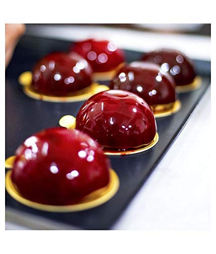 image for Hoepaid 3 Pcs Silicone Mold for Chocolate, Cake, Jelly, Pudding, Round