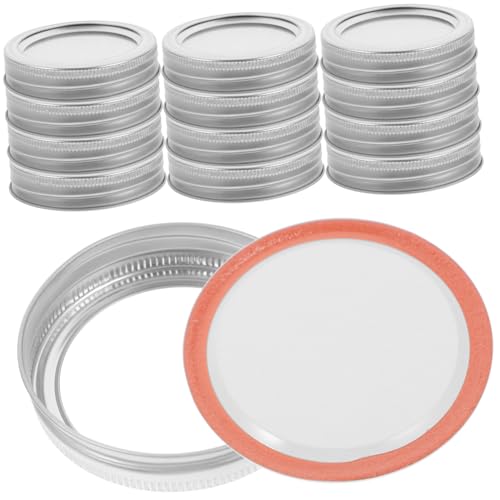 ULTECHNOVO Tapa Metálica para Tarro De Almacenamiento Tapas De Almacenamiento Herméticas