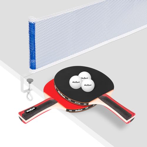 Kit ping-pong Rebel RBA-4002 avec filet pour animer vos soirées en famille
