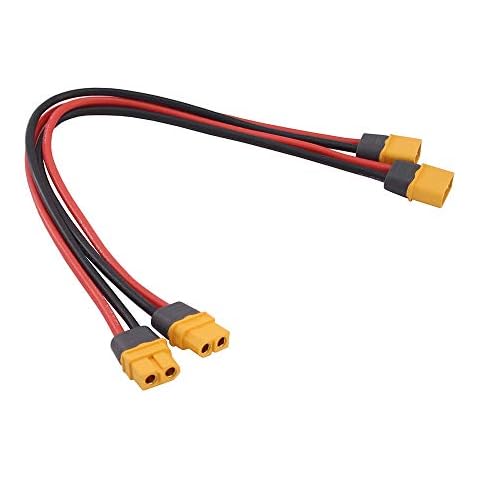 OliRC 2pcs Amass XT60 M to XT60 FM Adapter Extension Female Male for RC battery(C159-2) Cover