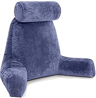 Algopix Similar Product 8 - Husband Pillow XXL Dark Blue Backrest