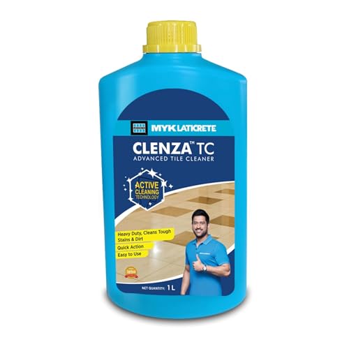 Clenza™ TC Advanced Tile Cleaner (1 Litre)-Ready to Use, Multipurpose Cleaner for Vitrified, Ceramic, Porcelain, Glass Tiles-Tough Stain Remover Tile Cleaning Liquid for Bathroom, Kitchen-Daily Use