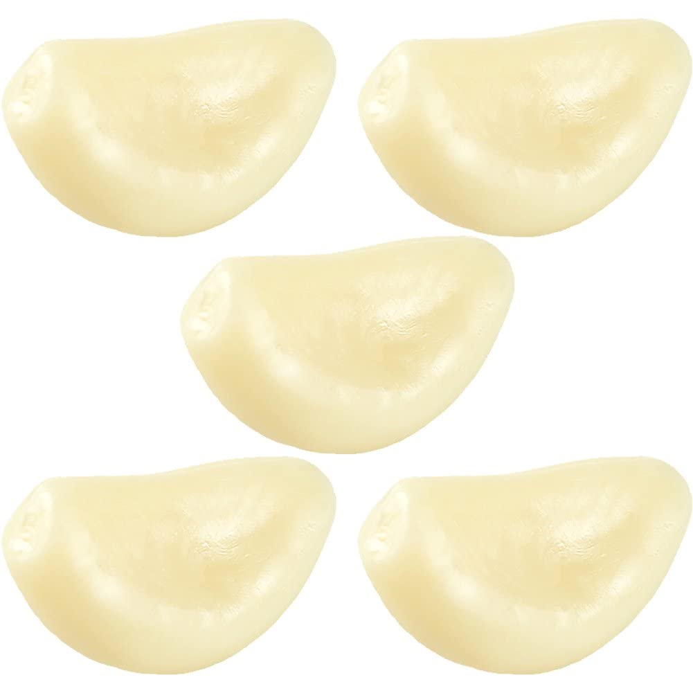 StakeeArtificial Garlic Cloves 5pcs Simulation Garlic Model Lifelike Fake Garlic Artificial Vegetable for Festival Decoration