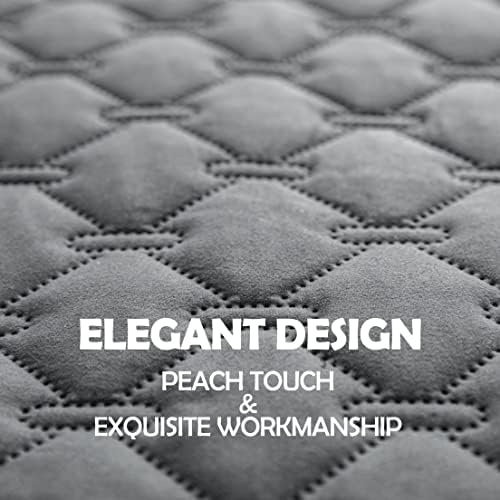 gogobunny 3X Stronger Waterproof Pet Blanket, Scratch Proof Furniture Protector for Dogs Cats, Reversible Cover 30x70 Inch, Dark Grey/Light Grey - 5
