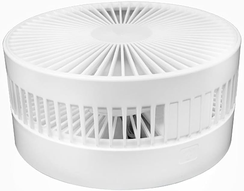 Portable Standing Fan Battery Rechargeable Up/Down Adjustable Stretching USB Desktop Fan for Bedroom Office Dorm