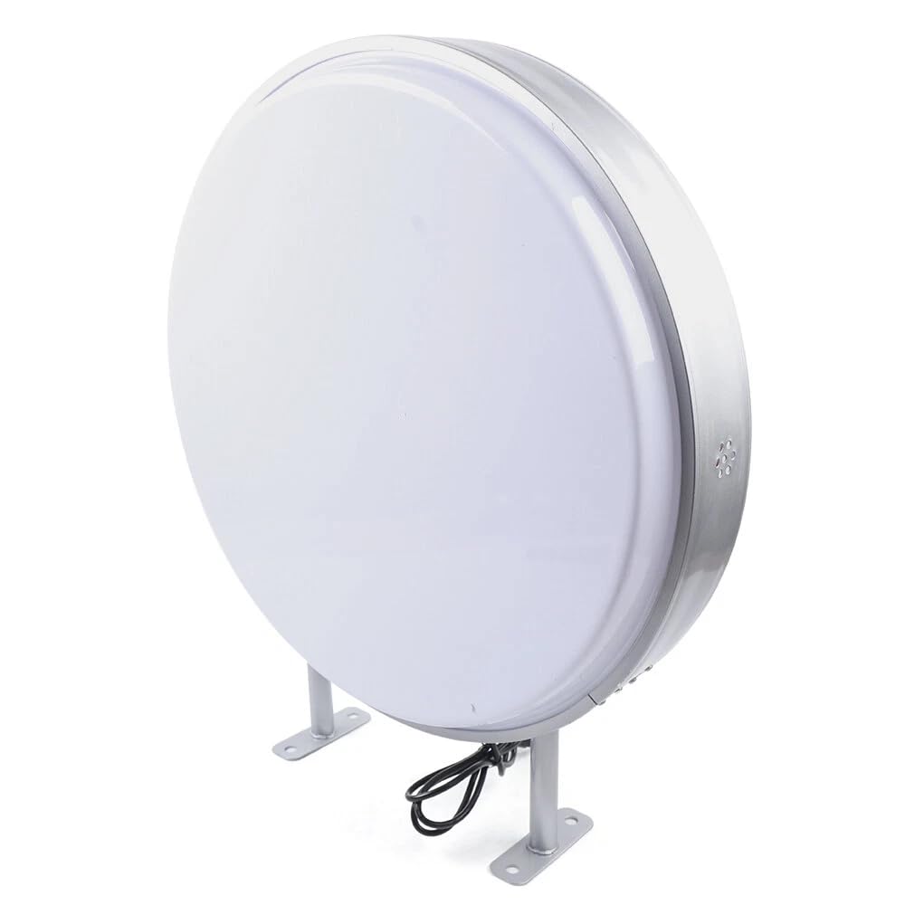 Caja de luz LED redonda de doble cara, impermeable, para la nariz, resistente al agua, caja de luz de doble cara para restaurantes, salones de comida, tiendas, empresas (60 cm)