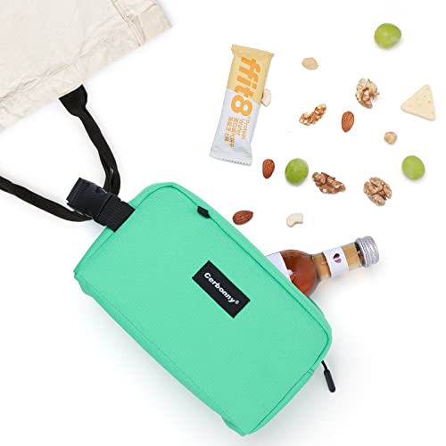 Bolsa térmica pequena lancheira congelável para trabalho, escola, viagem, lancheira pequena à prova