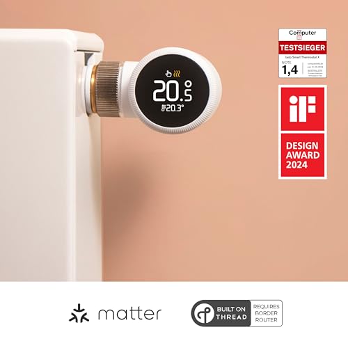 tado° Smartes Heizkörperthermostat X, Heizungssteuerung per App und Smart Speaker (Alexa, Siri,...