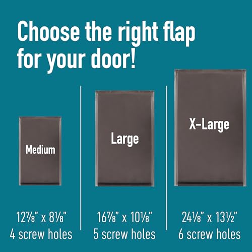 Evergreen Pet Provides Additional Massive Alternative Canine Door Flap – Suits Petsafe PAC 11-11040 – Versatile Doggy Door Flap for Small, Medium, and Massive Canines and Cats – Climate Resistant and Simple to Set up Evergreen Pet Provides Additional Massive Alternative Canine Door Flap – Suits Petsafe PAC 11-11040 – Versatile Doggy Door Flap for Small, Medium, and Massive Canines and Cats – Climate Resistant and Simple to Set up