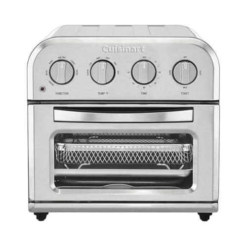 Cuisinart TOA-28 Compact Convection Airfryer Toaster Oven (Stainless Steel, Renewed)