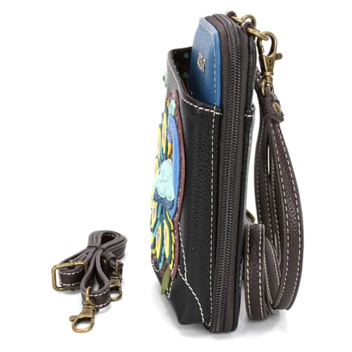 Image of CHALA Wallet Crossbody Cell Phone Purse - Women Faux Leather Multicolor Handbag with Adjustable Strap