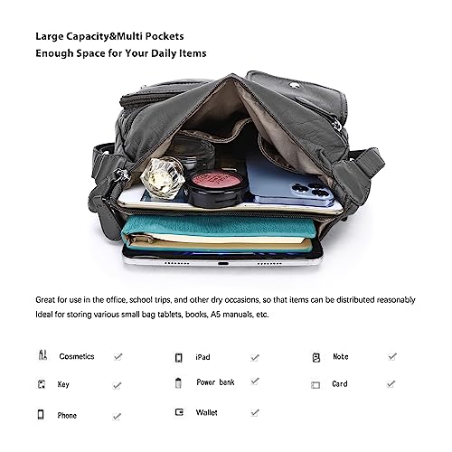 Image of Angel Kiss Crossbody Bags for Women, Ladies Shoulder Handbags and Purses Medium Faux Leather Pocketbooks | Ladies