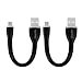 [2-Pack] EasyAcc Micro USB to USB Cable for Galaxy S7, S6, HTC A9, LG G5, Moto G and More,0.5ft