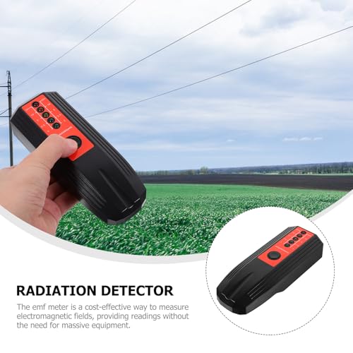 Detector de campos electromagnéticos profesional UKCOCO con indicador portátil de 5 LED 6