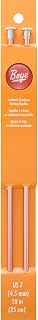 Boye 3216327007M Aluminum Straight Knitting Needles Set, US Size 7, 10" L, 2pcs