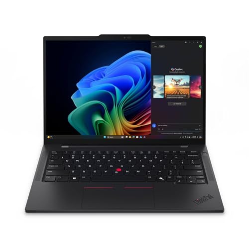 Image of Lenovo ThinkPad T14s Gen 6 - 14 inch WUXGA IPS 400-nit - X1P-42-100 - 16GB RAM - 512GB SSD - Windows 11 Pro - Wi-Fi 7 - Dolby Audio - Fingerprint Reader - Ultralight Business LaptopSnapdragon X Elite