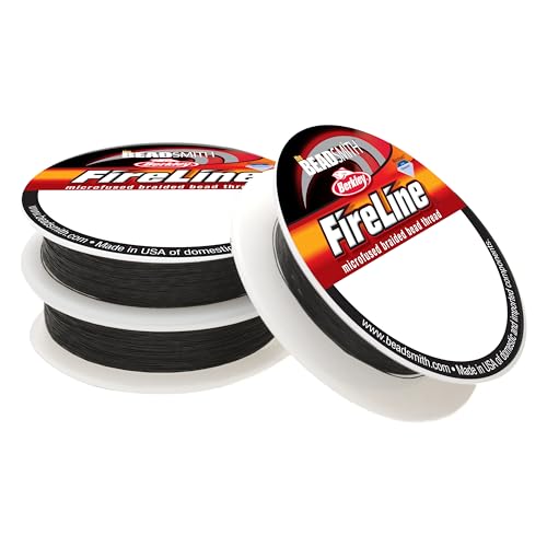 Hilo Fireline microfused gris humo de alta resistencia que no se estira para bisutería fina