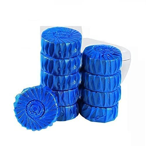 PARVLUXE Toilet Bowl Cleaner Tablets 10 Pack Automatic Toilet Freshener, Deodorizer, and Stain Remover Long-Lasting Blue Flush Cleaner for Bathroom Hygiene, Anti-Bacterial, Mold & Mildew Prevention-image-29
