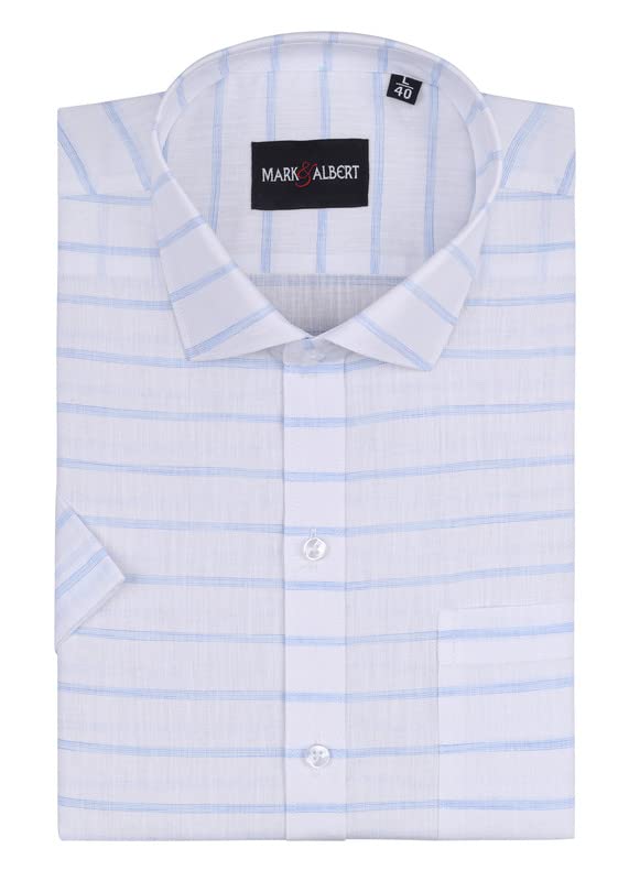 Image of Men's Half Sleeve Linen Shirt