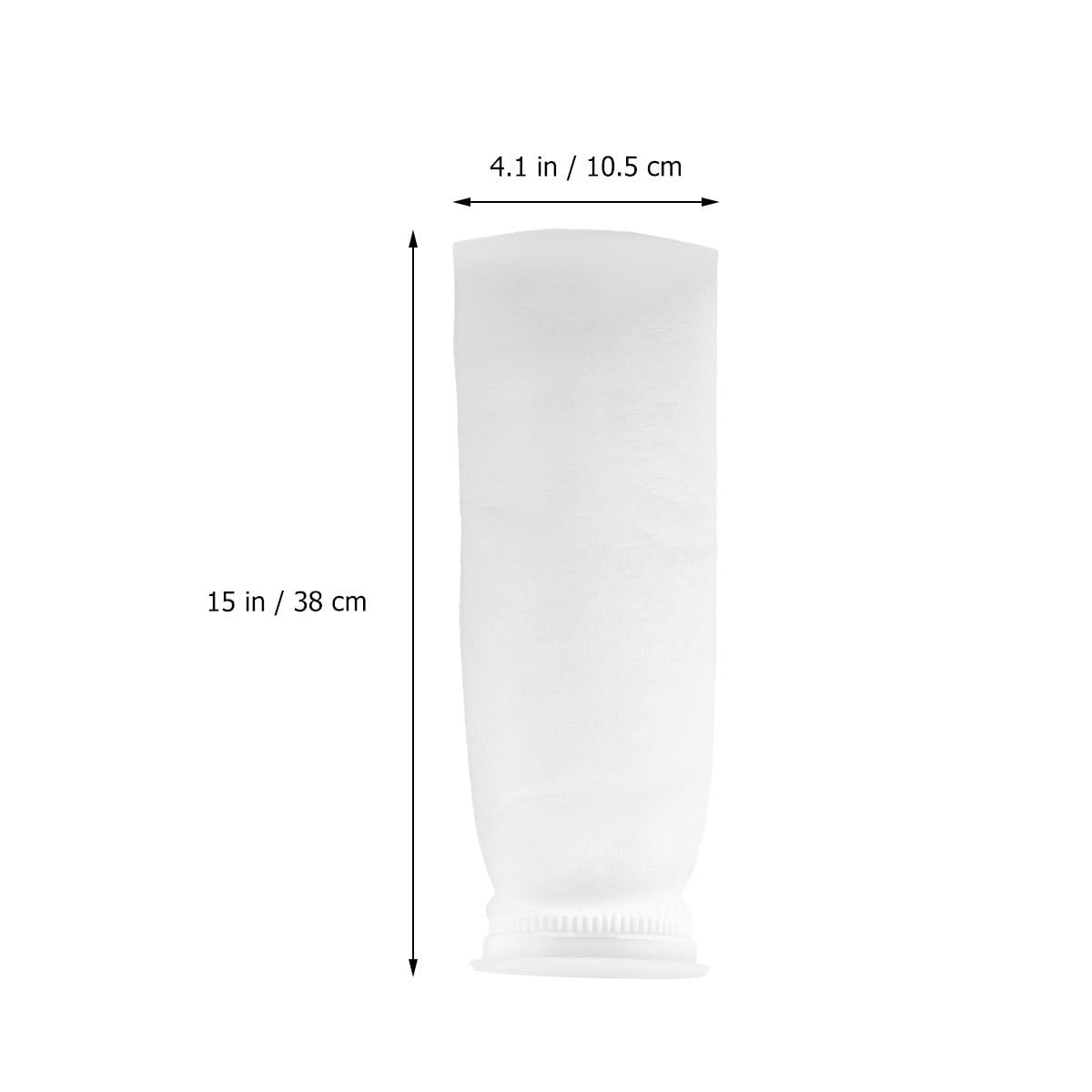 Filtersocken Für Aquarien | 10,2 Cm Ring, 24,1 Cm Lang, 200 Mikrometer | Passend Für Eshopps & Aqueon, 4 Stück