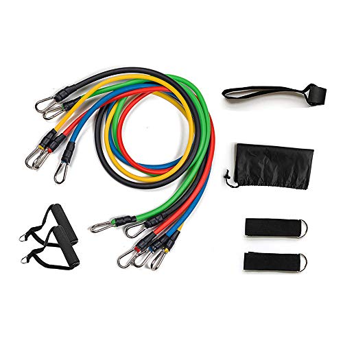 SAIROY Resistance Bands Set,Exercise Band Set Stackable with Door Anchor,Handles,Ankle Straps,Carry SAIROY Resistance Bands Set,Exercise Band Set Stackable with Door Anchor,Handles,Ankle Straps,Carry