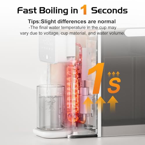 Dispensador de agua caliente instantáneo de 3L con temperatura regulable 4