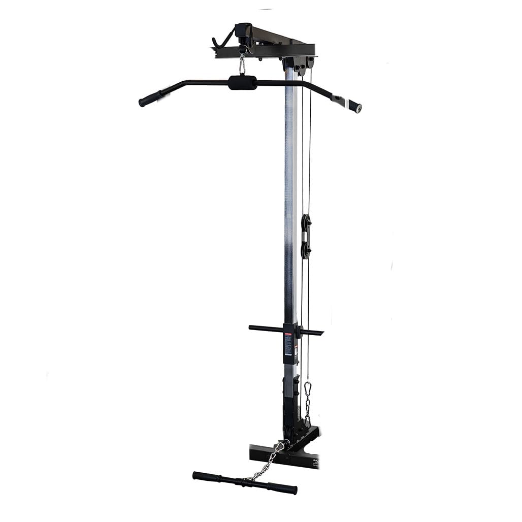 (BFLA100) Power Rack Lat Attachment - Transform Your Power Cage (BFPR100r) into a Home Gym with High and Low Pulley System for Lat Pulldowns, Rows, Biceps Curls, Shrugs