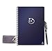 Rocketbook Panda Planner – Agenda scolaire journalier réutilisable avec 1 stylo Pilot Frixion et 1 chiffon en microfibre inclus – Couverture bleu foncé, format A5