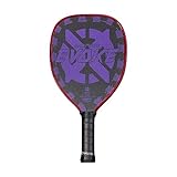 Onix Graphite Evoke Tear Drop Pickleball Paddle Features Tear Drop Shape, Polypropylene Core, and Graphite Face, Purple