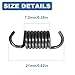 AUMEL 6 Pack 0000-997-5625 Clutch Tension Spring for Stihl FS75 FS80 FS80R FS85 FS85R FS85RX FS85T FS150 FS151 FS200 Trimmer Replace 0000-997-5625