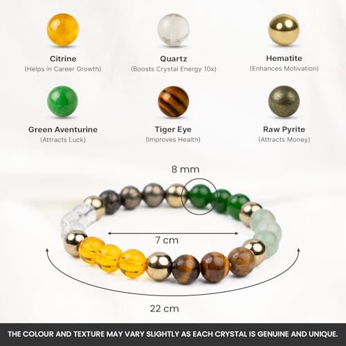 Image of Astrotalk Dhan YOG Bracelet with Pyrite Tortoise | Tortoise for Wealth & Stability | Tortoise for Good Luck for Home & Office | Elegant Gift for Housewarming | Gift for Man & Woman