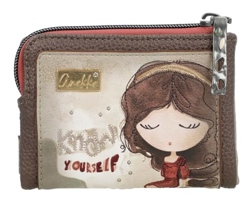 Monedero pequeño Flexible RFID Muse tarjetero de seguridad contra robo digital
