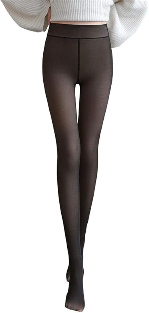 kavin Women's Winter Warm Fleece Thermal Stockings Soft Slim Fit Legging for Girls (26 to 34 Inch Waist) Stretchable- Black- Pack of 1 Pcs-picture-28