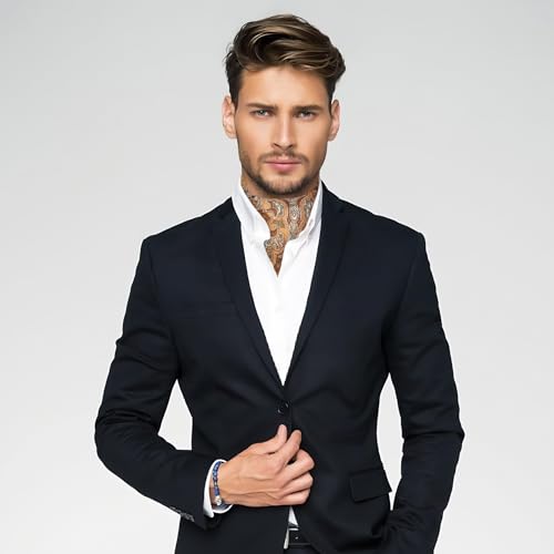 Image of 27.5 Inches Square Silk Feeling Neck Scarf for Men Necktie Silk Bandanas Pocket Square Cowboy Scarves