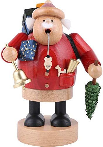 KWO Olbernhau 19352 Decorativo schiaccianoci Teddy Macher, Legno, 30,5 x 12 x 13,5 cm, Multicolore