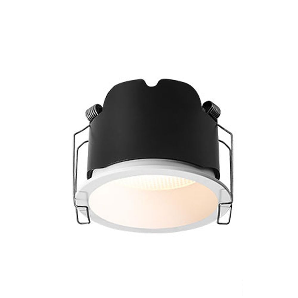 JKJZSALJ 3.3 Inch Led,Recessed Lighting Dimmable Ceiling Light,12W Ceiling For Bathroom,Cri90 With Baffle Trim,High Brightness Led Recessed Disk Lights,White