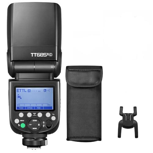 GODOX TT685II-N On-Camera TTL Flash, 1/8000s High Speed Sync, Quick-Release Lock, TCM Instant...