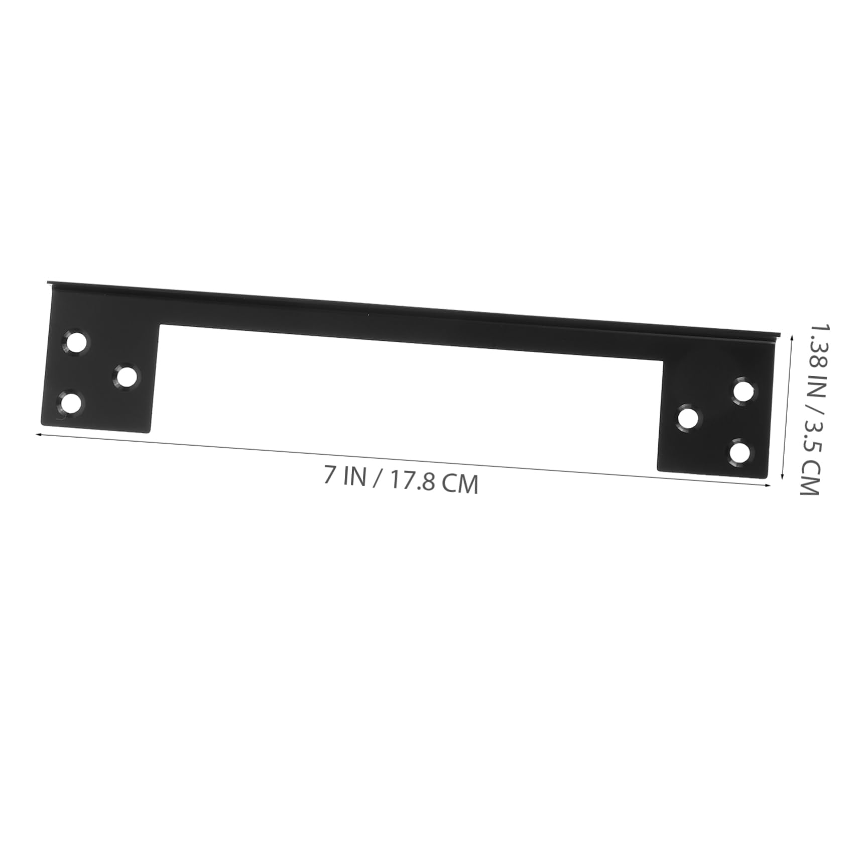 NULYLU L Shaped Door Latch Guard Stainless Steel Outswing Latch Guard Covers Door Security Lock