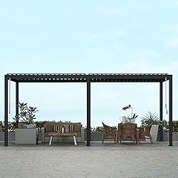 SORARA Mirador 111S Louvered Pergola 10' x 20' Aluminum Gazebo