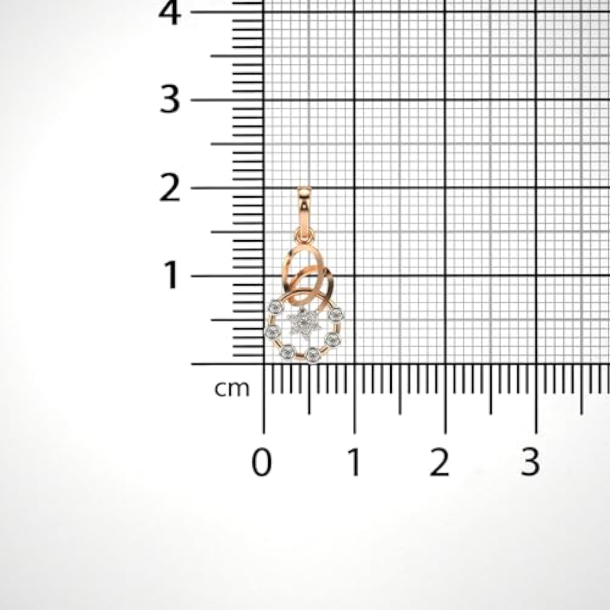 Women's Sterling Silver & Certified Lab Grown Diamond Pendant, 0.07cts