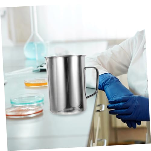Tasse à mesurer inox avec graduation précise récipient pour laboratoire - 5