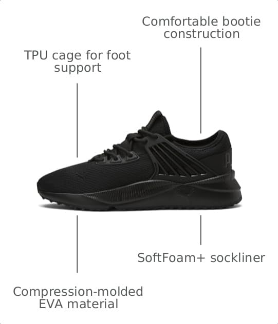 Image of PUMA Mens Pacer Future Lace Up Sneakers Shoes Casual