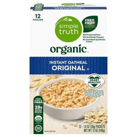 Avena Instantánea Original Simple Truth, Grano Entero, 12 oz